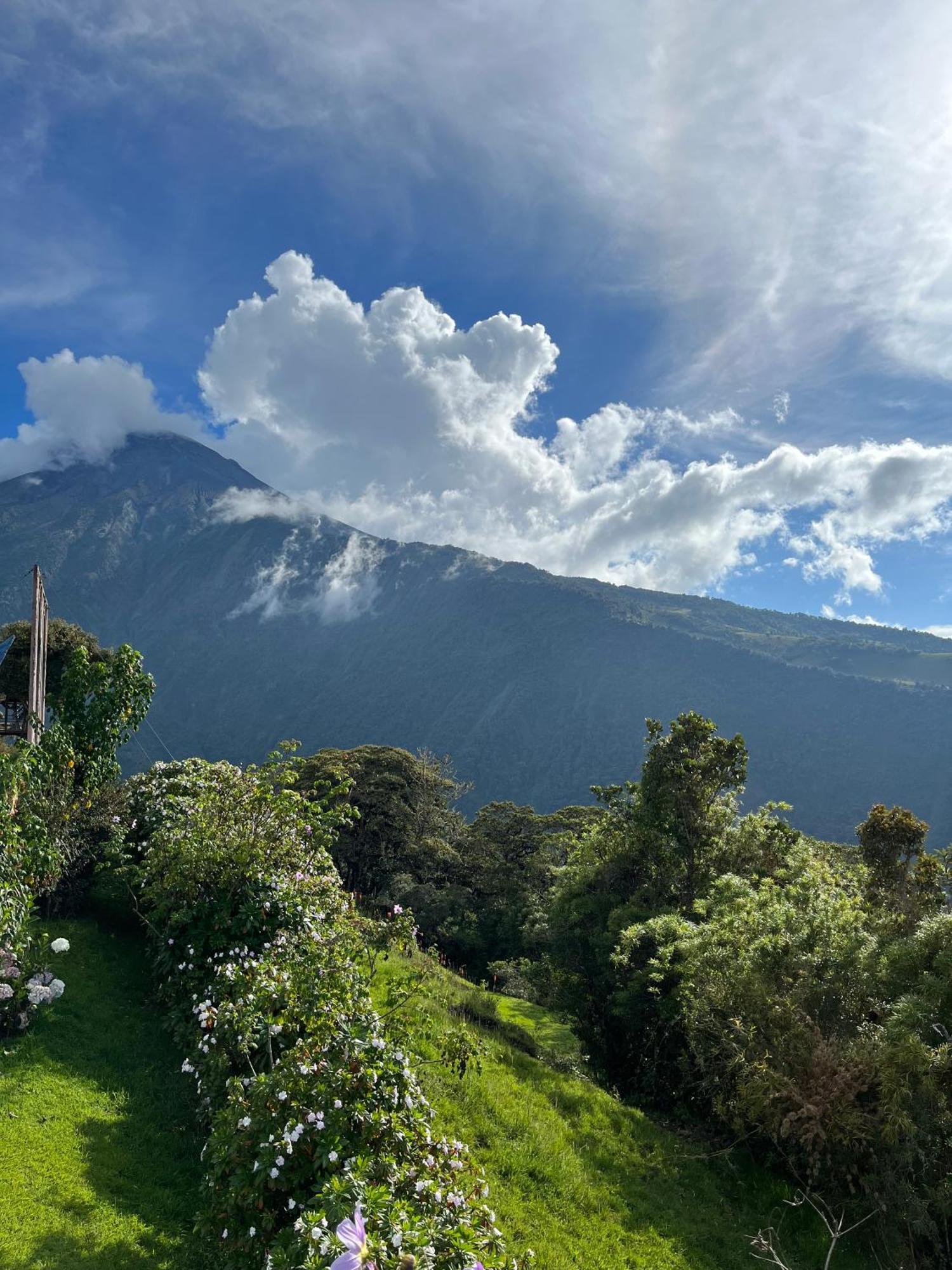 Mountain Chalet - Tungurahua Hot Springs/Aguas Termales بانيوس المظهر الخارجي الصورة