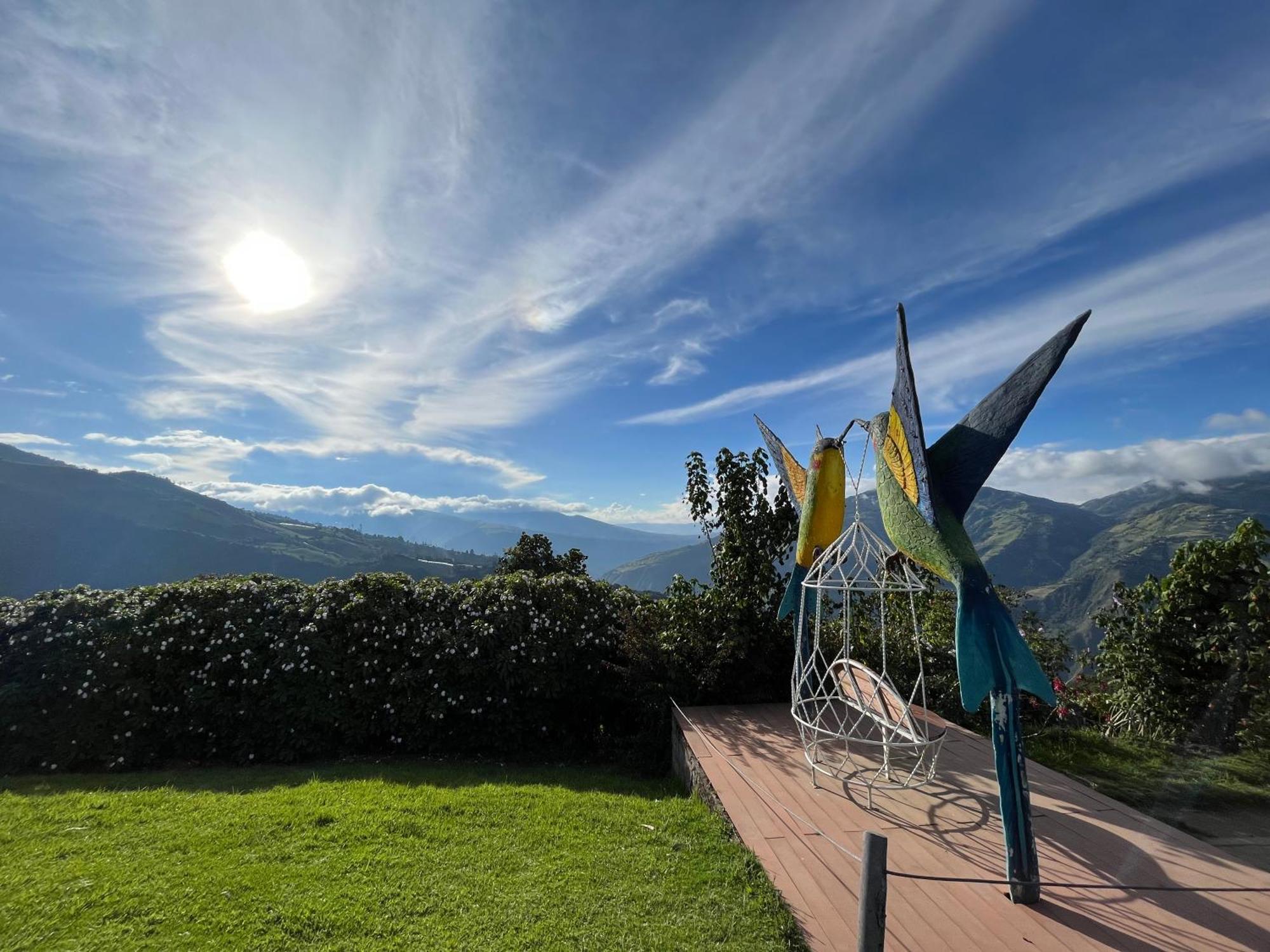 Mountain Chalet - Tungurahua Hot Springs/Aguas Termales بانيوس المظهر الخارجي الصورة