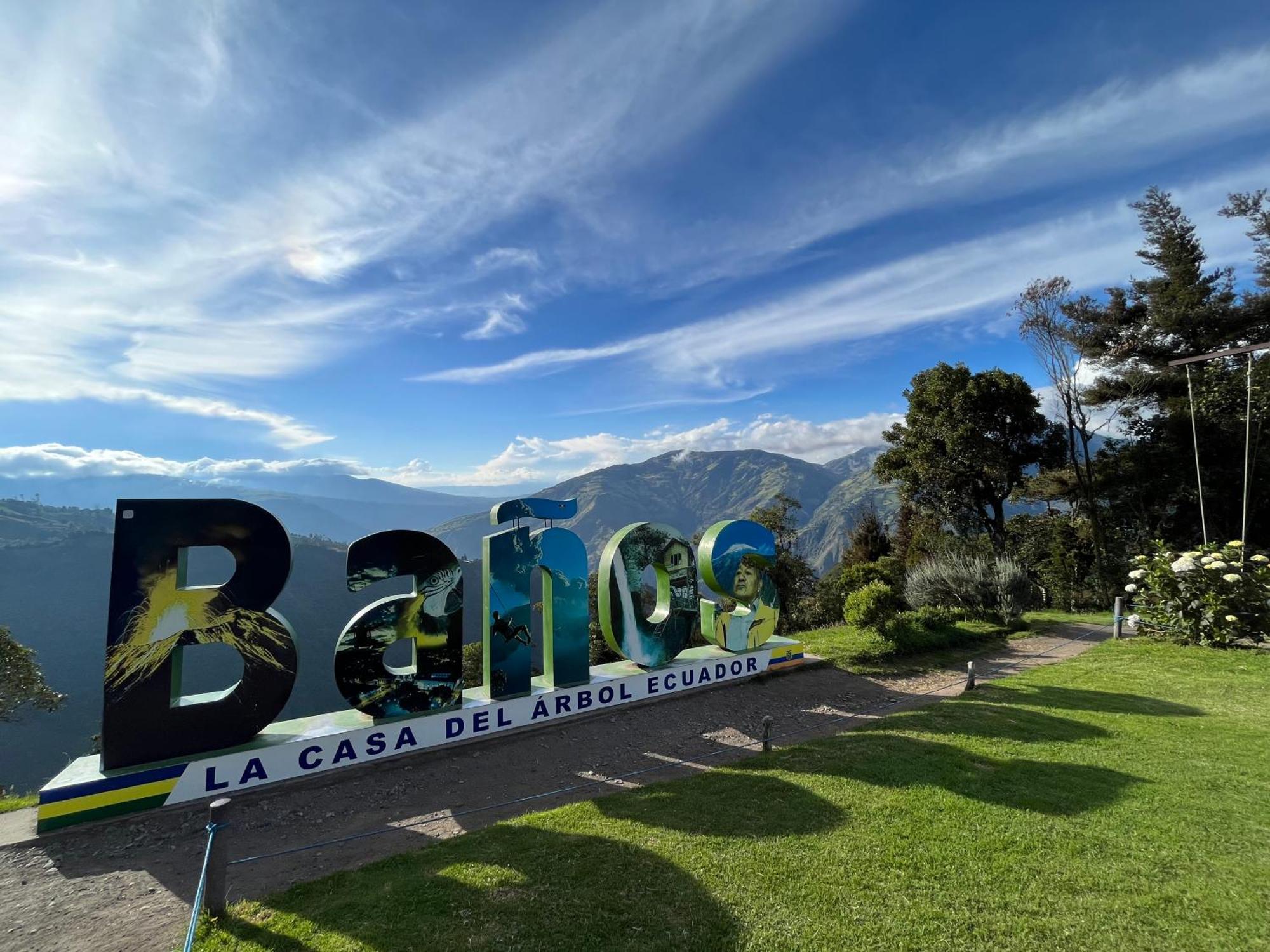Mountain Chalet - Tungurahua Hot Springs/Aguas Termales بانيوس المظهر الخارجي الصورة